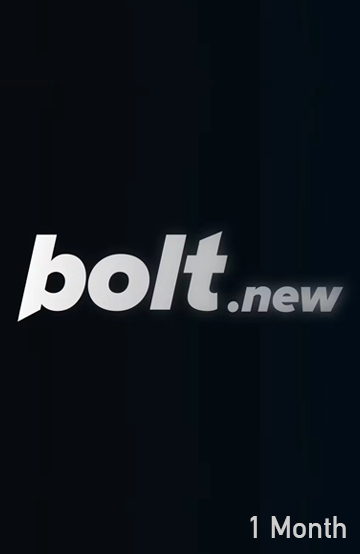 Bolt.new Pro | 1 Month